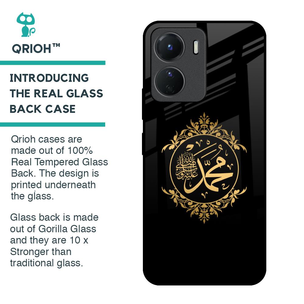 Islamic Calligraphy Glass Case for Vivo Y16