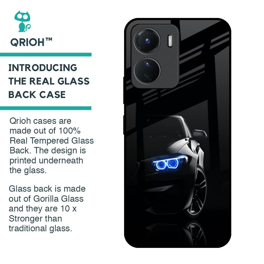 Car In Dark Glass Case for Vivo Y16