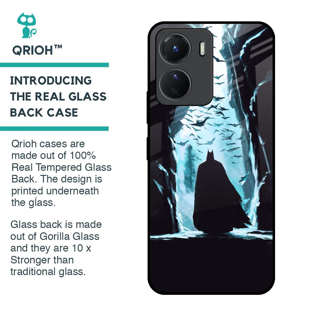 Dark Man In Cave Glass Case for Vivo Y16