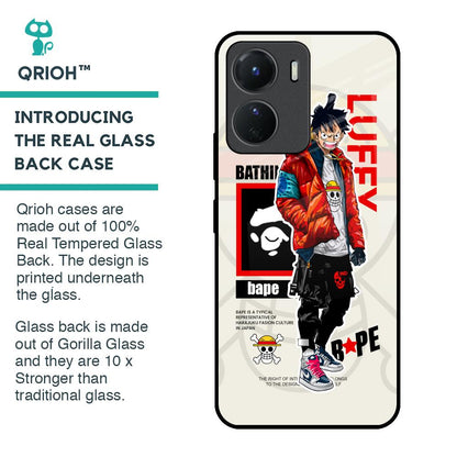 Bape Luffy Glass Case for Vivo Y16
