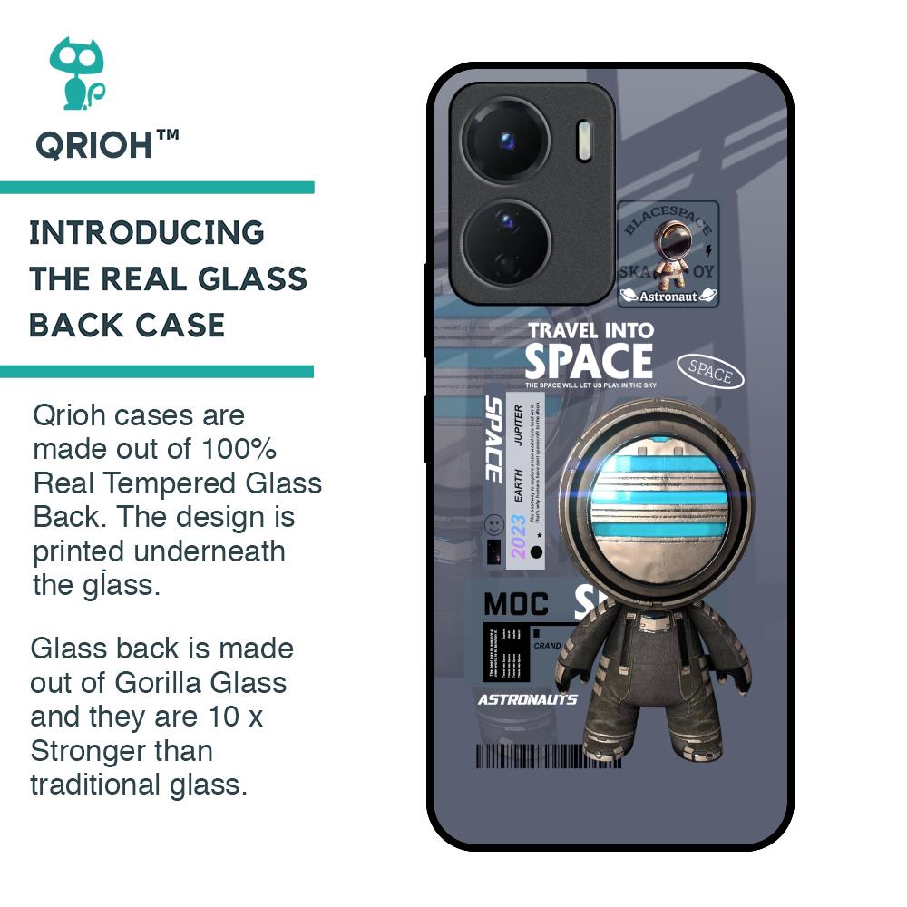 Space Travel Glass Case for Vivo Y16
