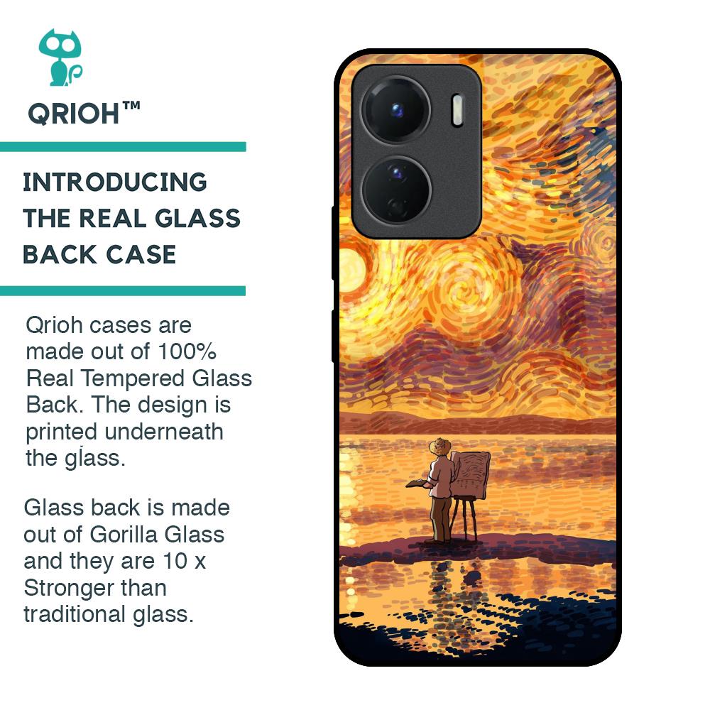 Sunset Vincent Glass Case for Vivo Y16