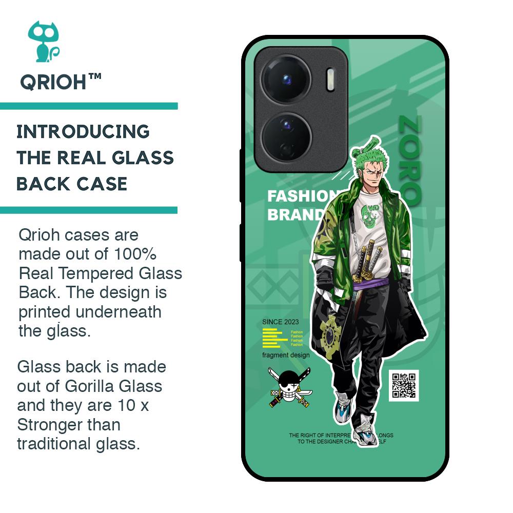 Zoro Bape Glass Case for Vivo Y16