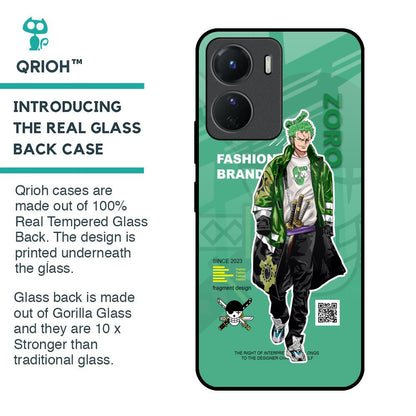 Zoro Bape Glass Case for Vivo Y16