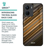 Diagonal Slash Pattern Glass Case for Vivo Y16