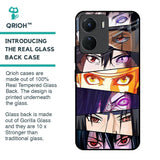 Anime Eyes Glass Case for Vivo Y16