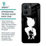 Monochrome Goku Glass Case for Vivo Y16