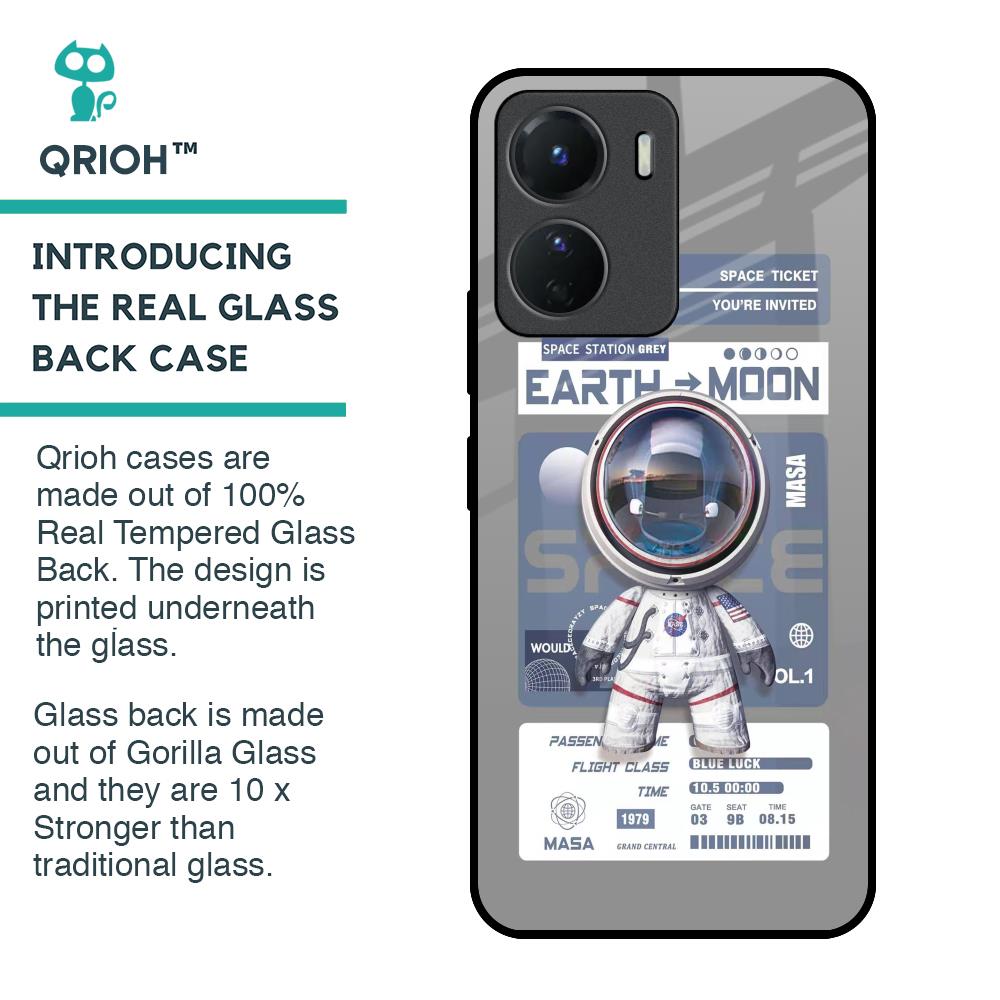 Space Flight Pass Glass Case for Vivo Y16