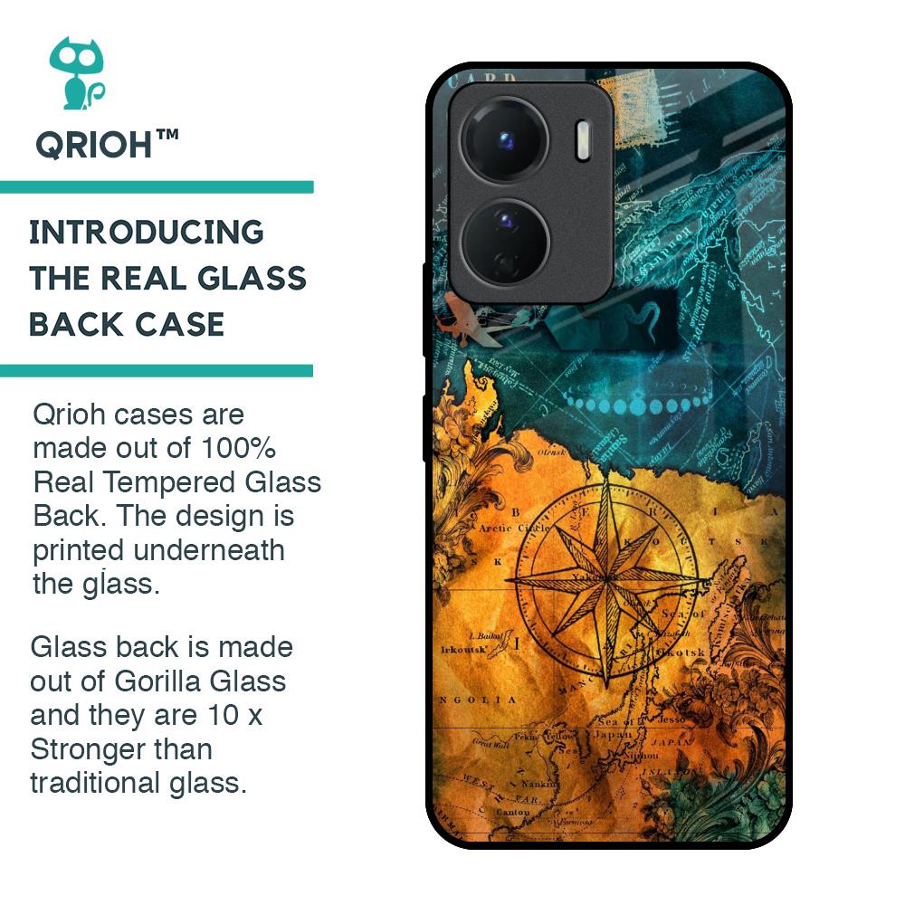 Architecture Map Glass Case for Vivo Y16