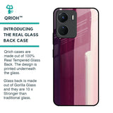 Brush Stroke Art Glass Case for Vivo Y16