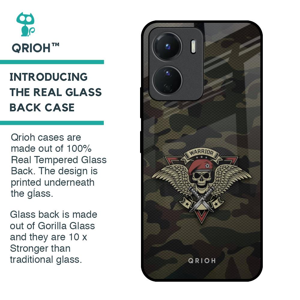 Army Warrior Glass Case for Vivo Y16