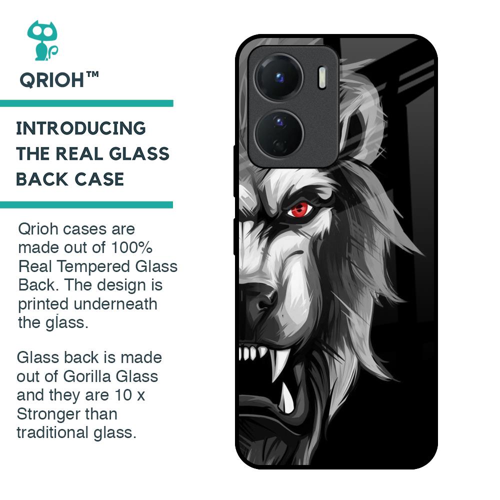 Wild Lion Glass Case for Vivo Y16