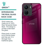 Pink Burst Glass Case for Vivo Y16
