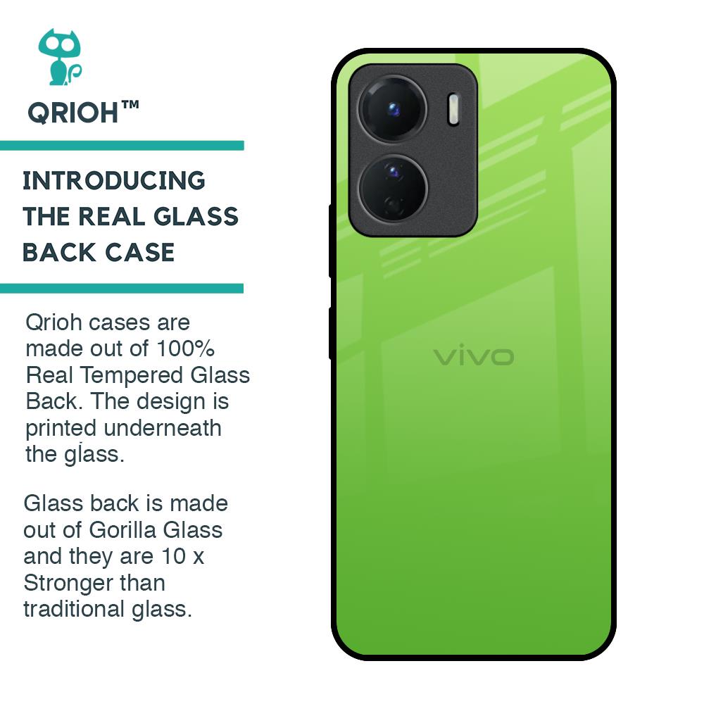 Paradise Green Glass Case For Vivo Y16