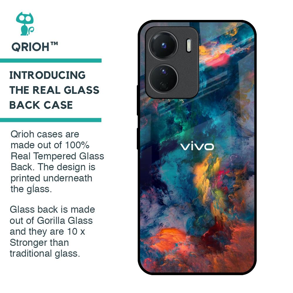 Colored Storm Glass Case for Vivo Y16