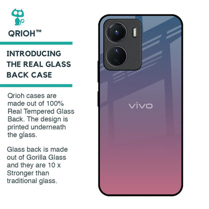Pastel Gradient Glass Case for Vivo Y16