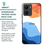 Wavy Color Pattern Glass Case for Vivo Y16