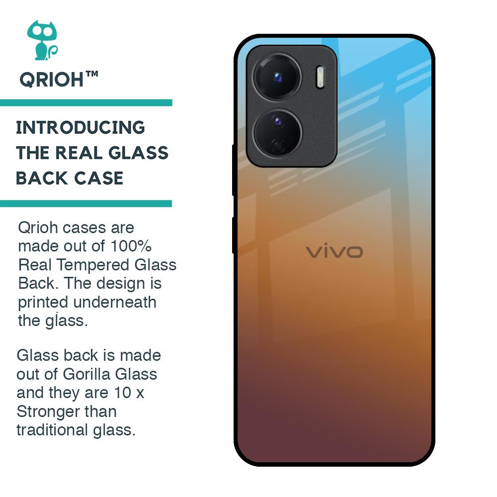 Rich Brown Glass Case for Vivo Y16