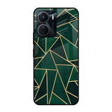 Abstract Green Vivo Y16 Glass Cases & Covers Online