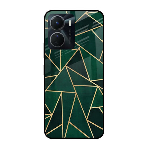 Abstract Green Vivo Y16 Glass Cases & Covers Online
