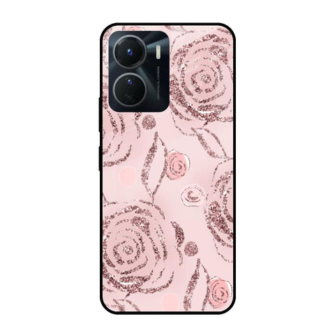 Shimmer Roses Vivo Y16 Glass Cases & Covers Online