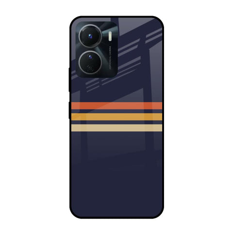 Tricolor Stripes Vivo Y16 Glass Cases & Covers Online