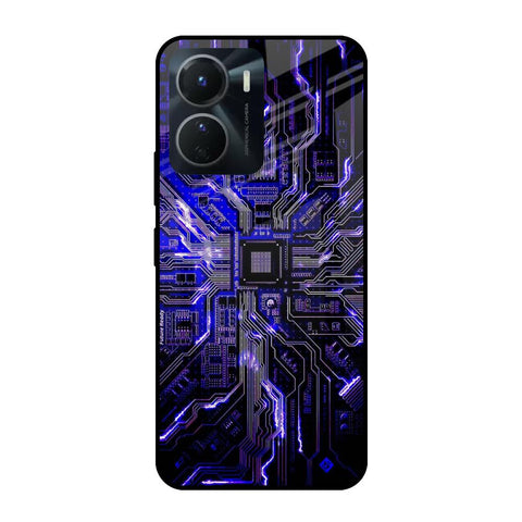 Techno Color Pattern Vivo Y16 Glass Cases & Covers Online