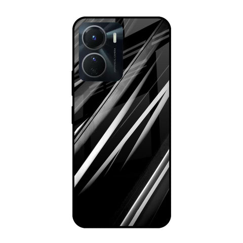 Black & Grey Gradient Vivo Y16 Glass Cases & Covers Online