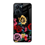 Floral Decorative Vivo Y16 Glass Cases & Covers Online