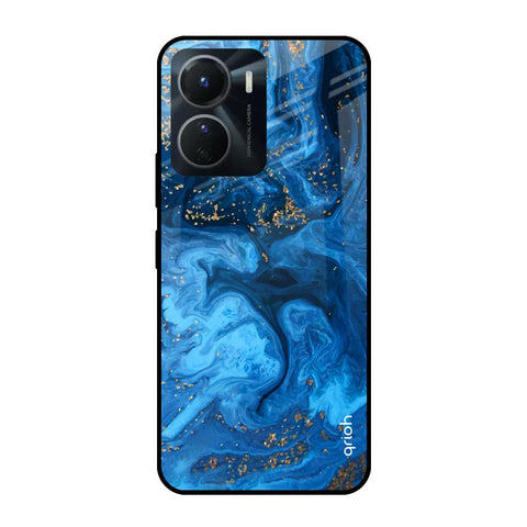 Gold Sprinkle Vivo Y16 Glass Cases & Covers Online
