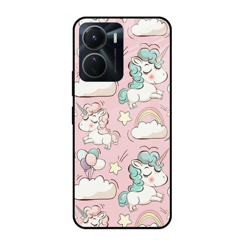 Balloon Unicorn Vivo Y16 Glass Cases & Covers Online