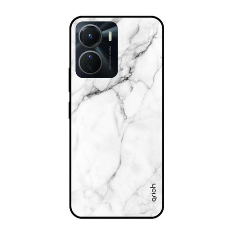 Modern White Marble Vivo Y16 Glass Cases & Covers Online