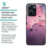 Space Doodles Glass Case for Vivo Y16