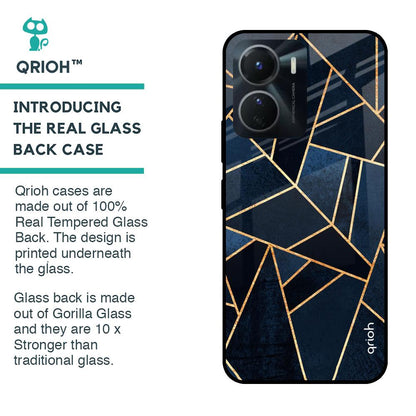 Abstract Tiles Glass case for Vivo Y16