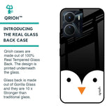 Cute Penguin Glass Case for Vivo Y16