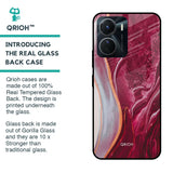 Crimson Ruby Glass Case for Vivo Y16