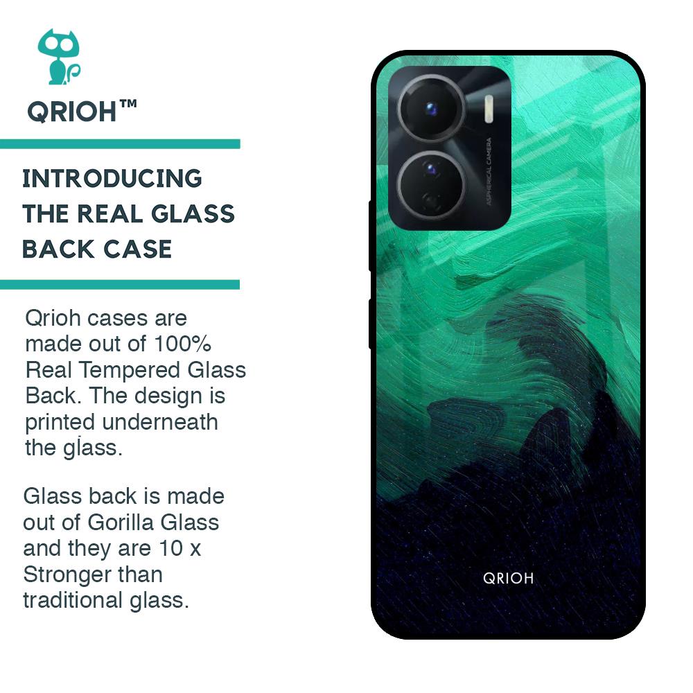 Scarlet Amber Glass Case for Vivo Y16