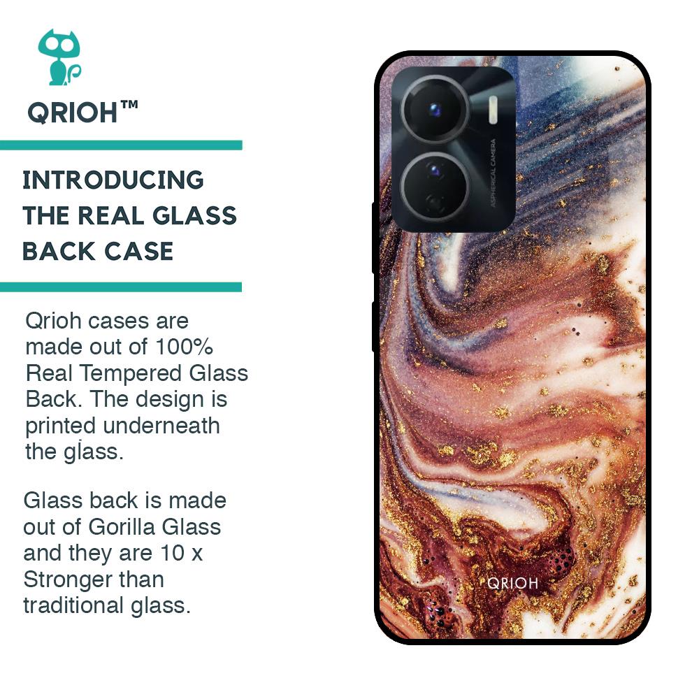 Exceptional Texture Glass Case for Vivo Y16