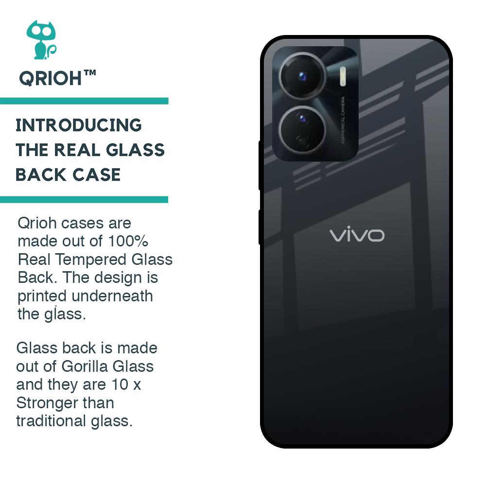 Stone Grey Glass Case For Vivo Y16