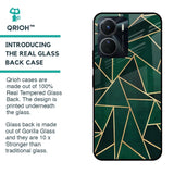 Abstract Green Glass Case For Vivo Y16
