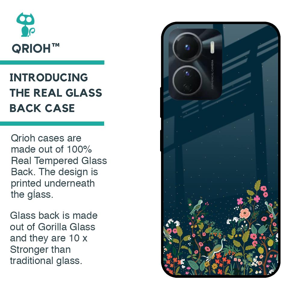 Small Garden Glass Case For Vivo Y16