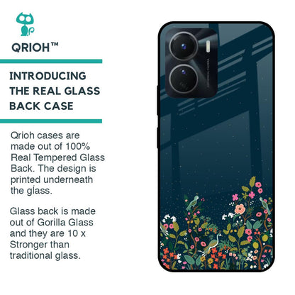 Small Garden Glass Case For Vivo Y16