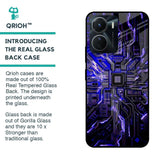 Techno Color Pattern Glass Case For Vivo Y16