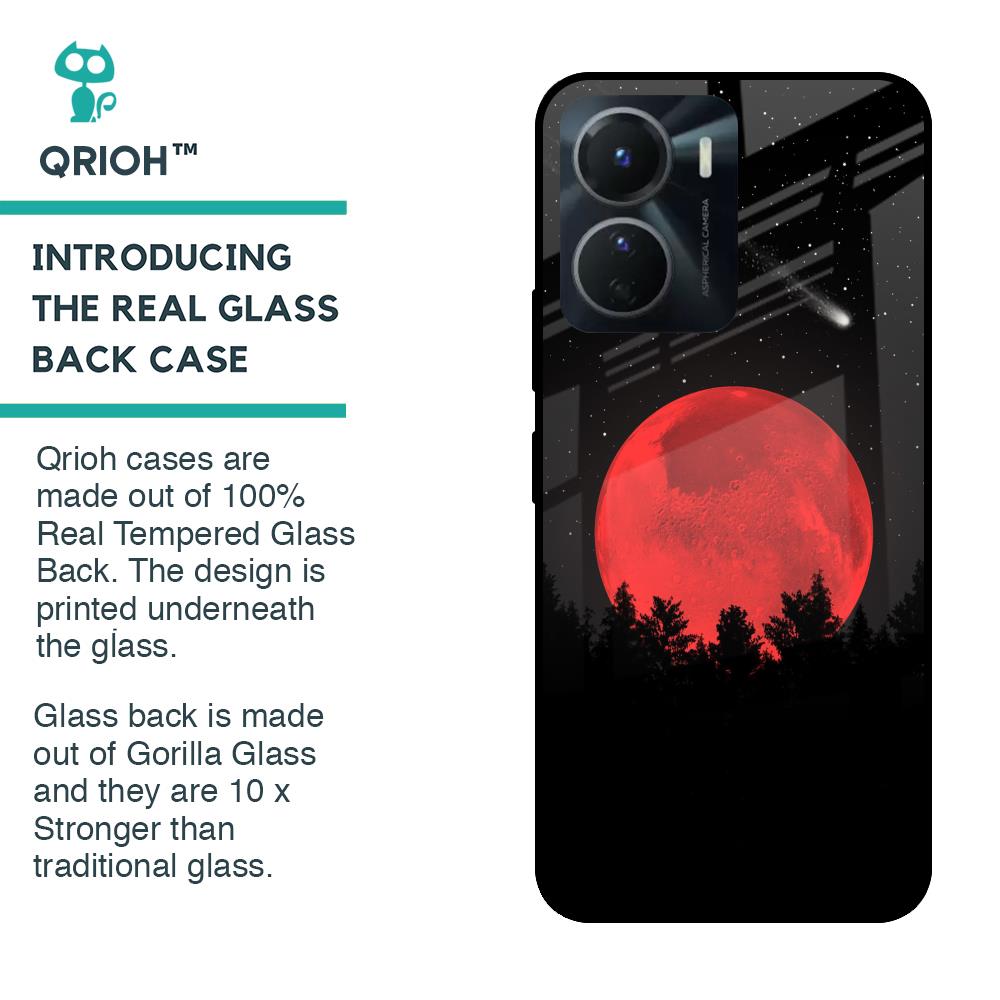 Moonlight Aesthetic Glass Case For Vivo Y16