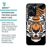 Angry Tiger Glass Case For Vivo Y16