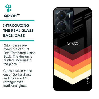 Abstract Arrow Pattern Glass Case For Vivo Y16