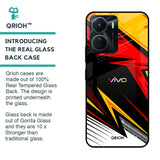 Race Jersey Pattern Glass Case For Vivo Y16