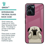 Funny Pug Face Glass Case For Vivo Y16