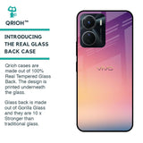 Lavender Purple Glass case for Vivo Y16