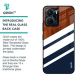 Bold Stripes Glass case for Vivo Y16